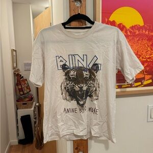 Anine Bing T Shirt with Tiger